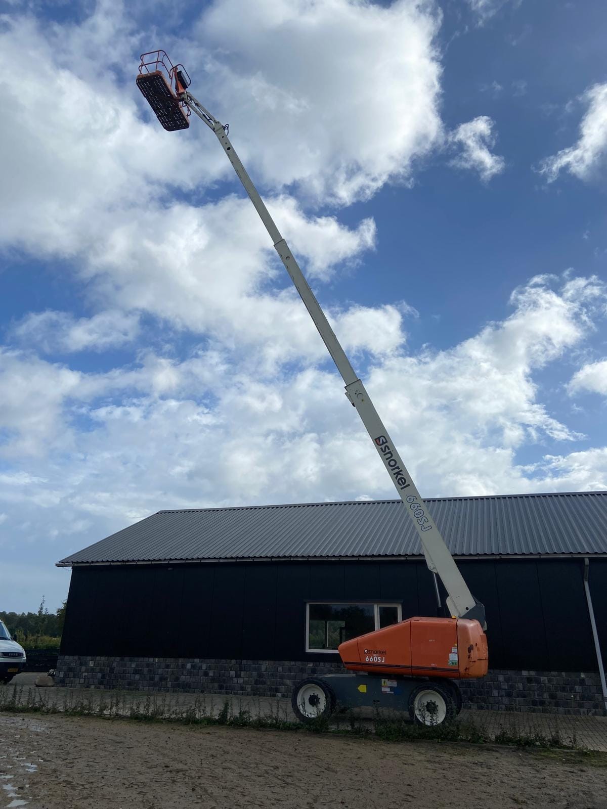 Snorkel 660SJ hoogwerker uitgeschoven